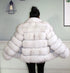 Winter women's Jacket Real Fox fur coat Stand Collar high street Coat real Fox Fur jackets women's coats in promotion WGLUVF FUR